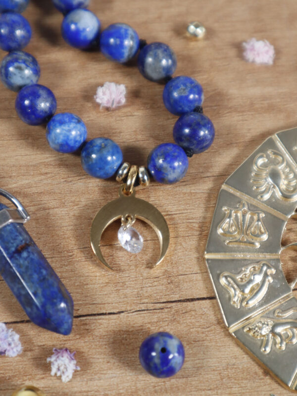 mala lapislazuli 108