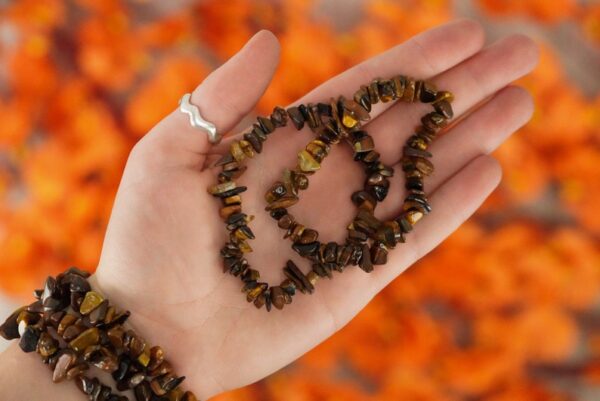 Pulsera chip ojo de tigre