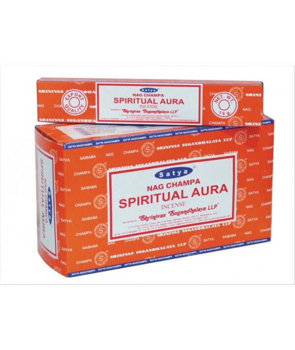 Nag champa aura espiritual Satya 12x15gr.